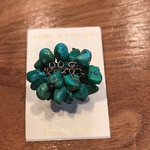 NWT sterling silver/turquoise ring